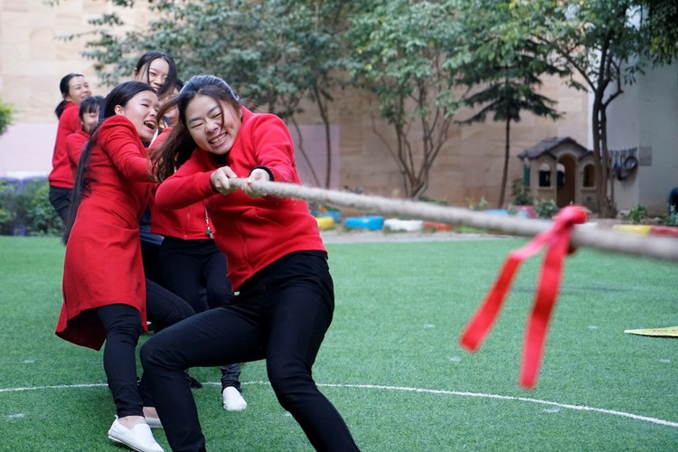 我運動、我健康、我快樂——蒲公英運動會開幕啦